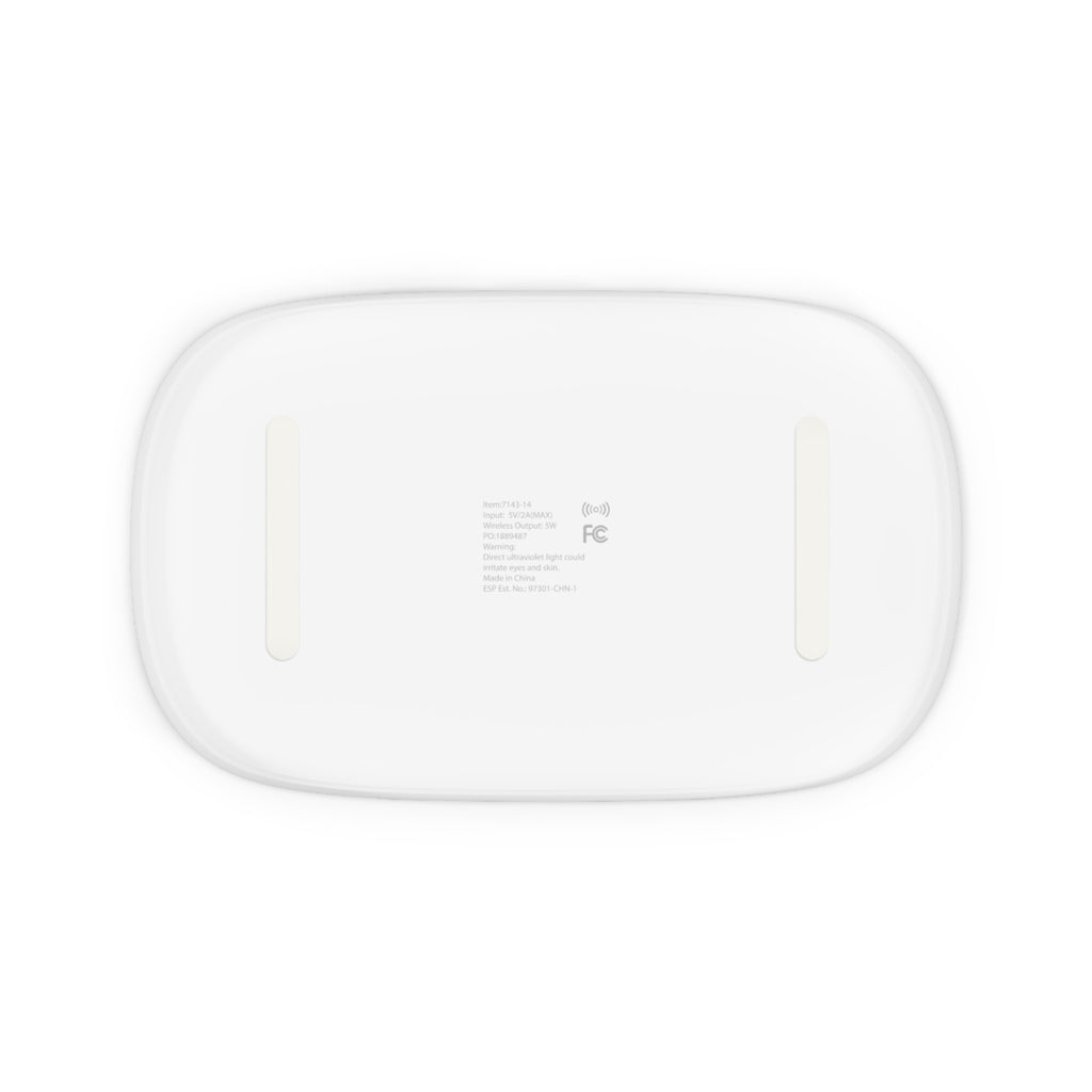 UV Wireless Charging Pad — Lumipad Phone Sanitizer & Qi Charger