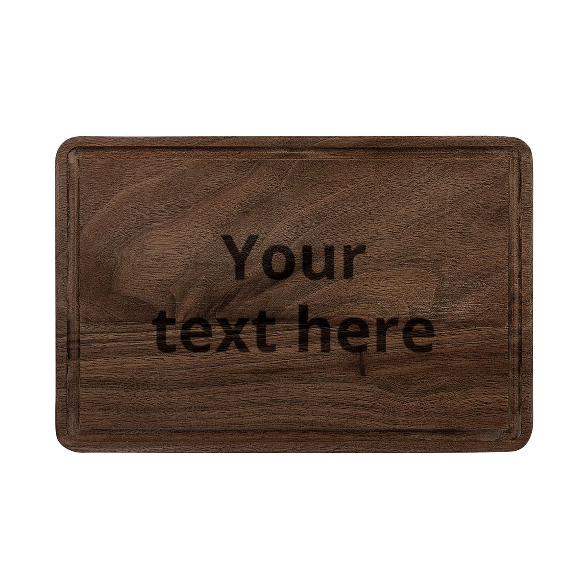 Personalized Engraved Wooden Cutting Board – Custom Text Kitchen Gift