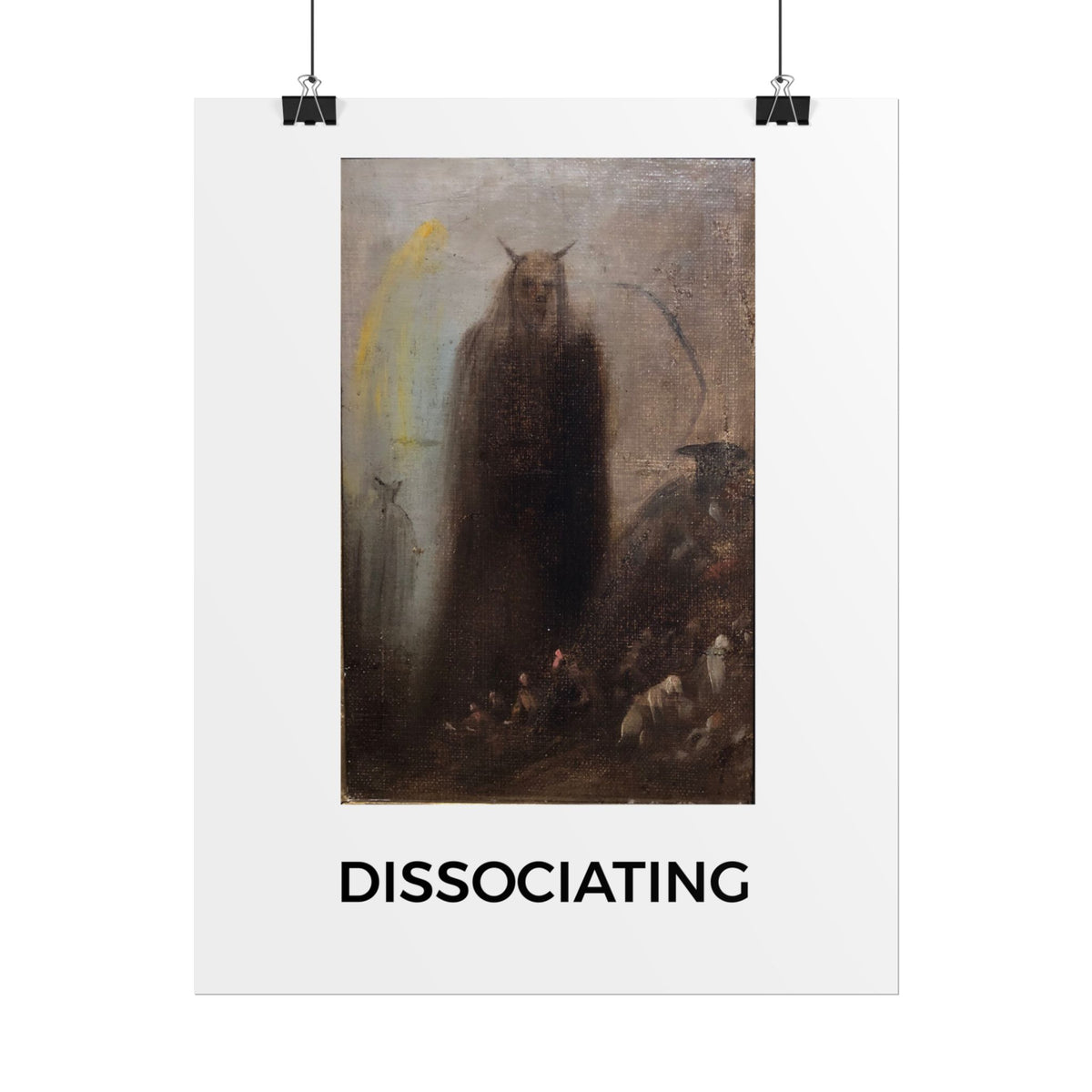 Dissociating Rolled Poster