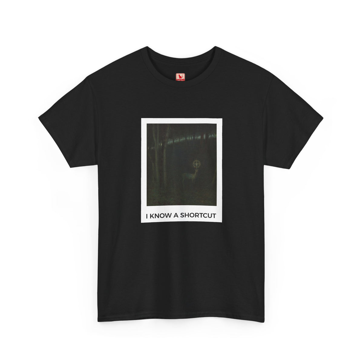 I Know A Shortcut Heavy Cotton Tee - Black