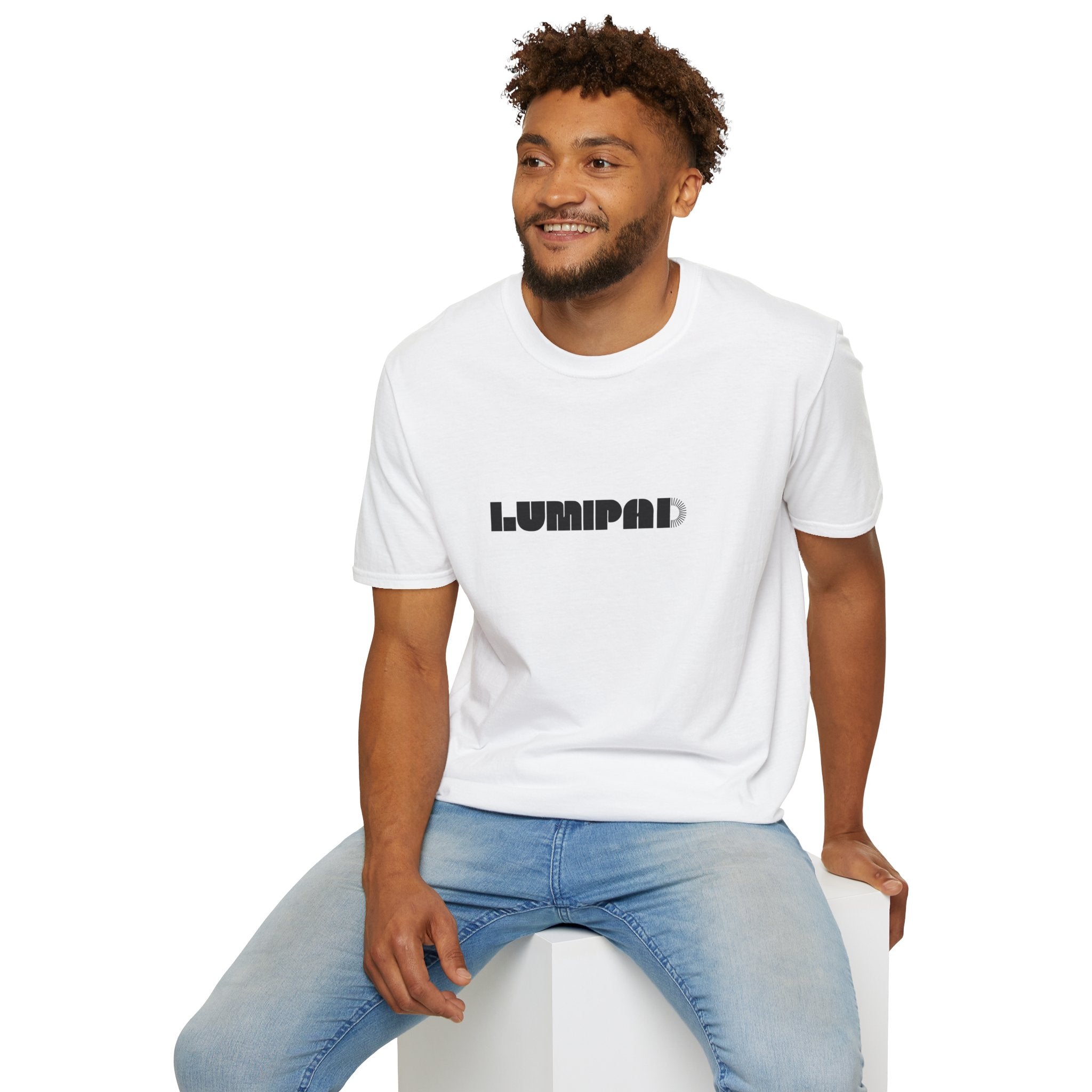 Lumipad Logo T‑Shirt — Retro Geometric Graphic Tee