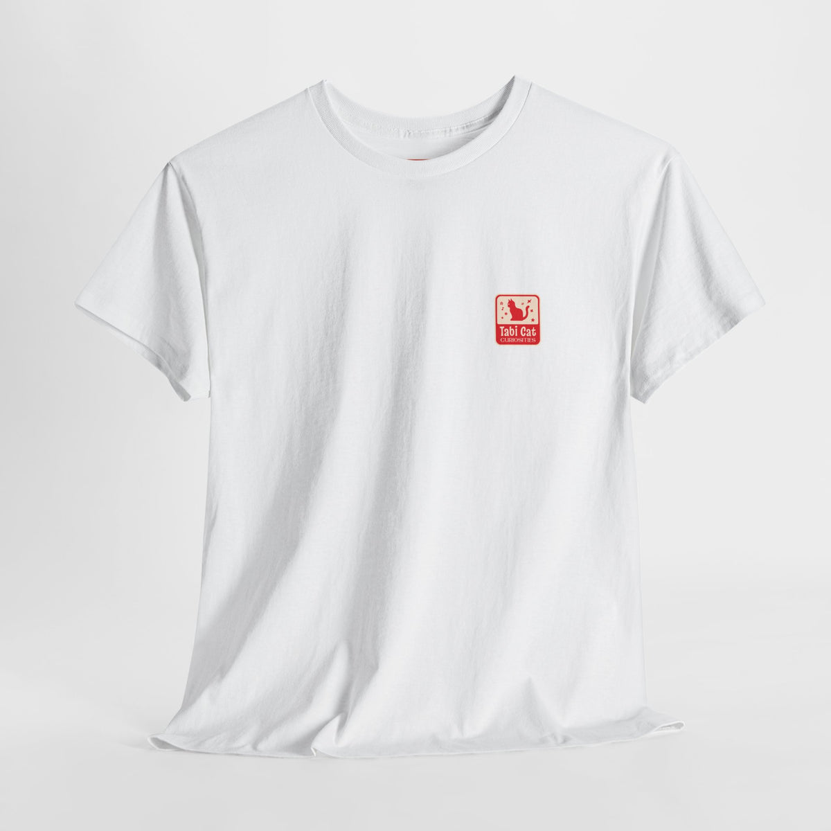 One Wish Willow Graphic Tee — Retro Red Print Chest & Back