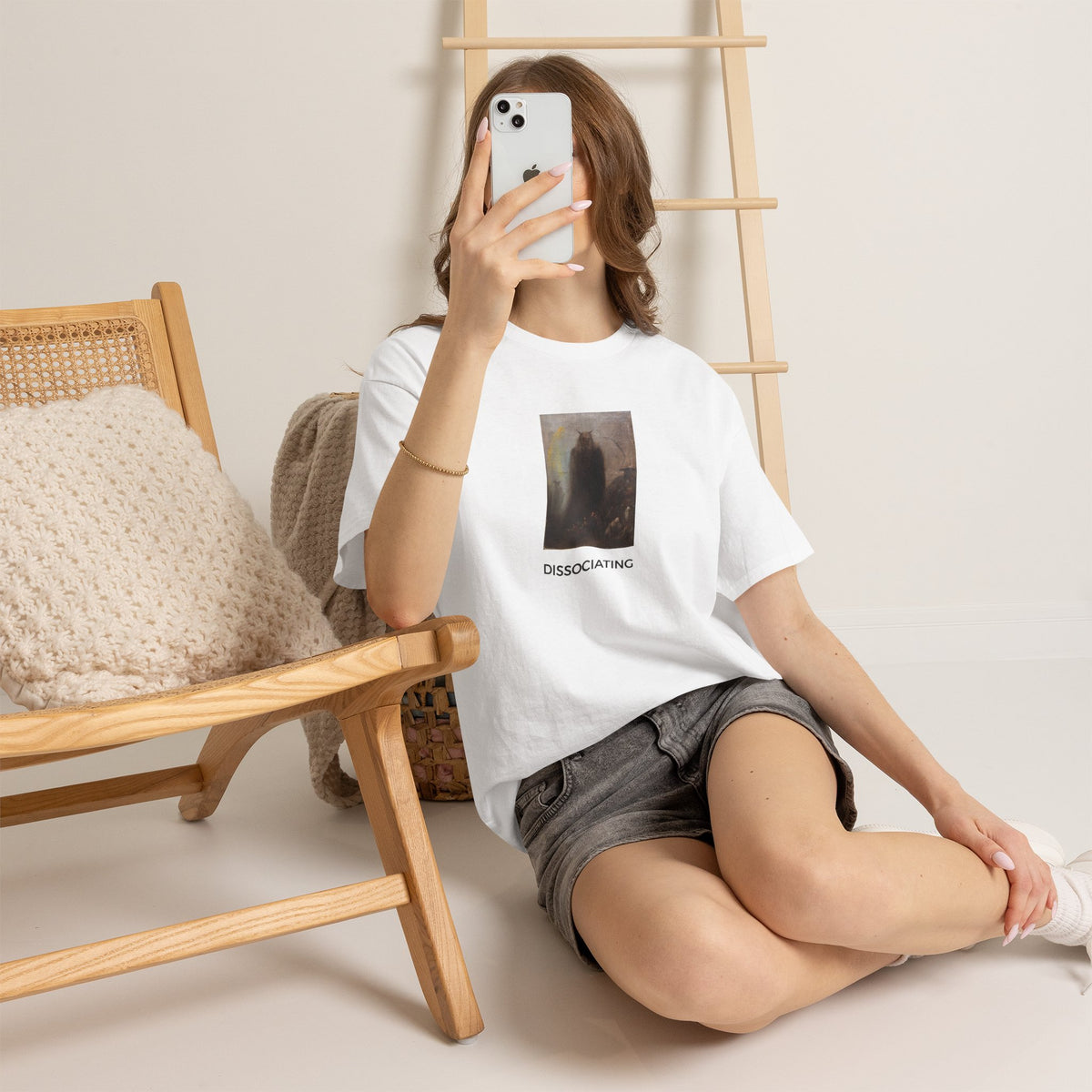 Dissociating Heavy Cotton Tee - White