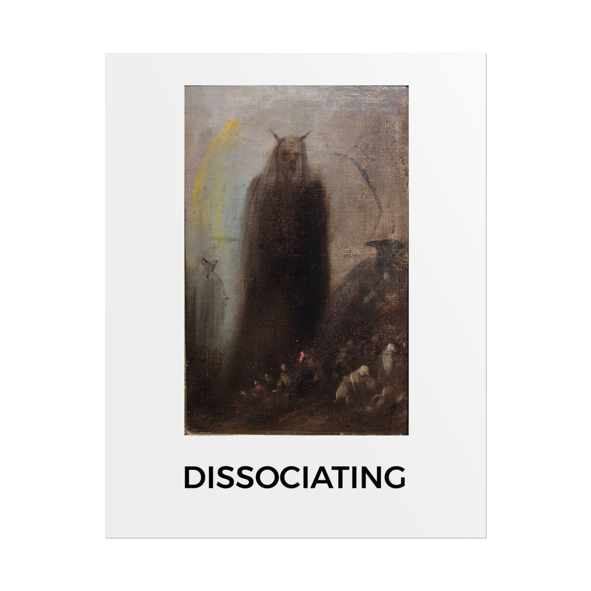 Dissociating Rolled Poster