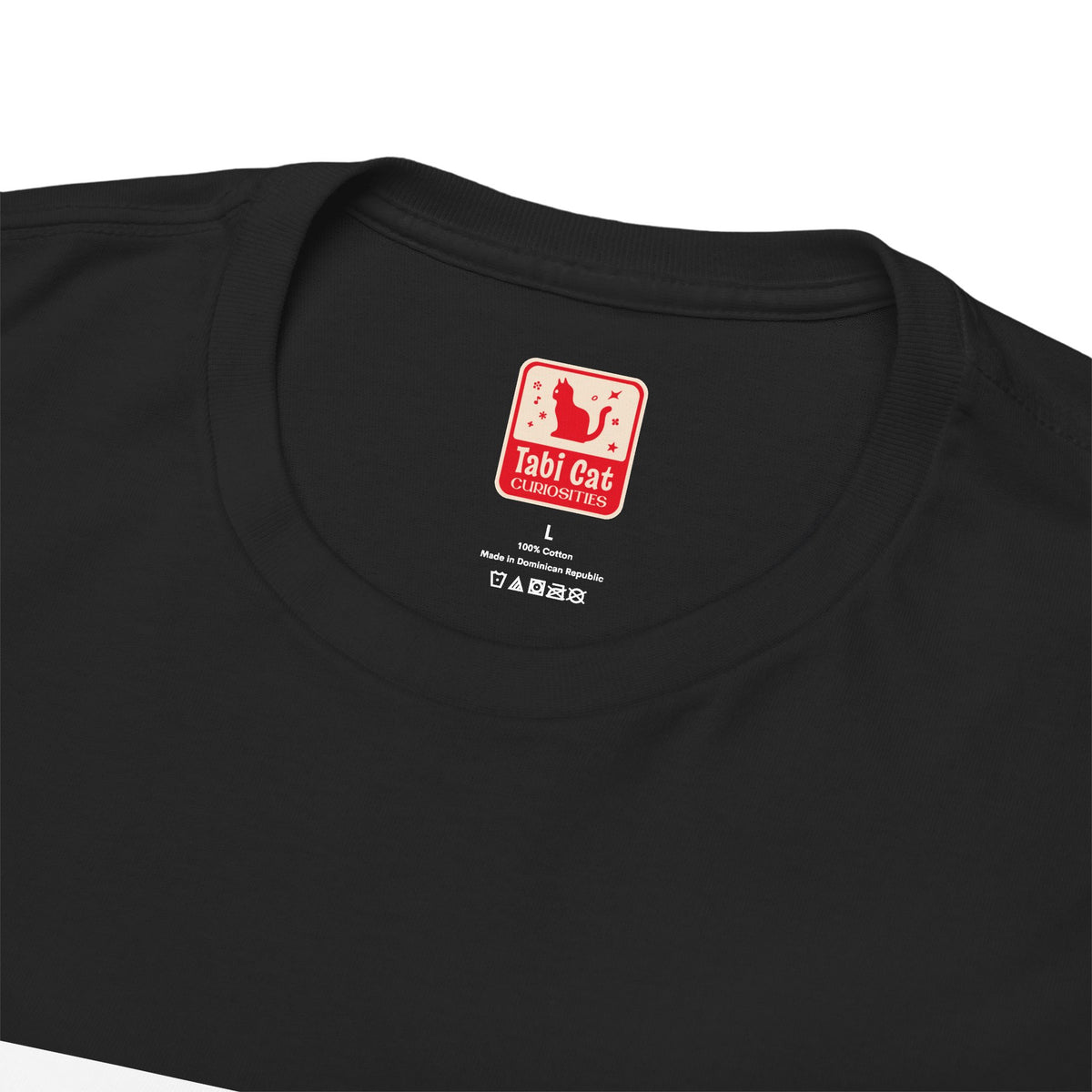 Feeling Lazy Heavy Cotton Tee - Black