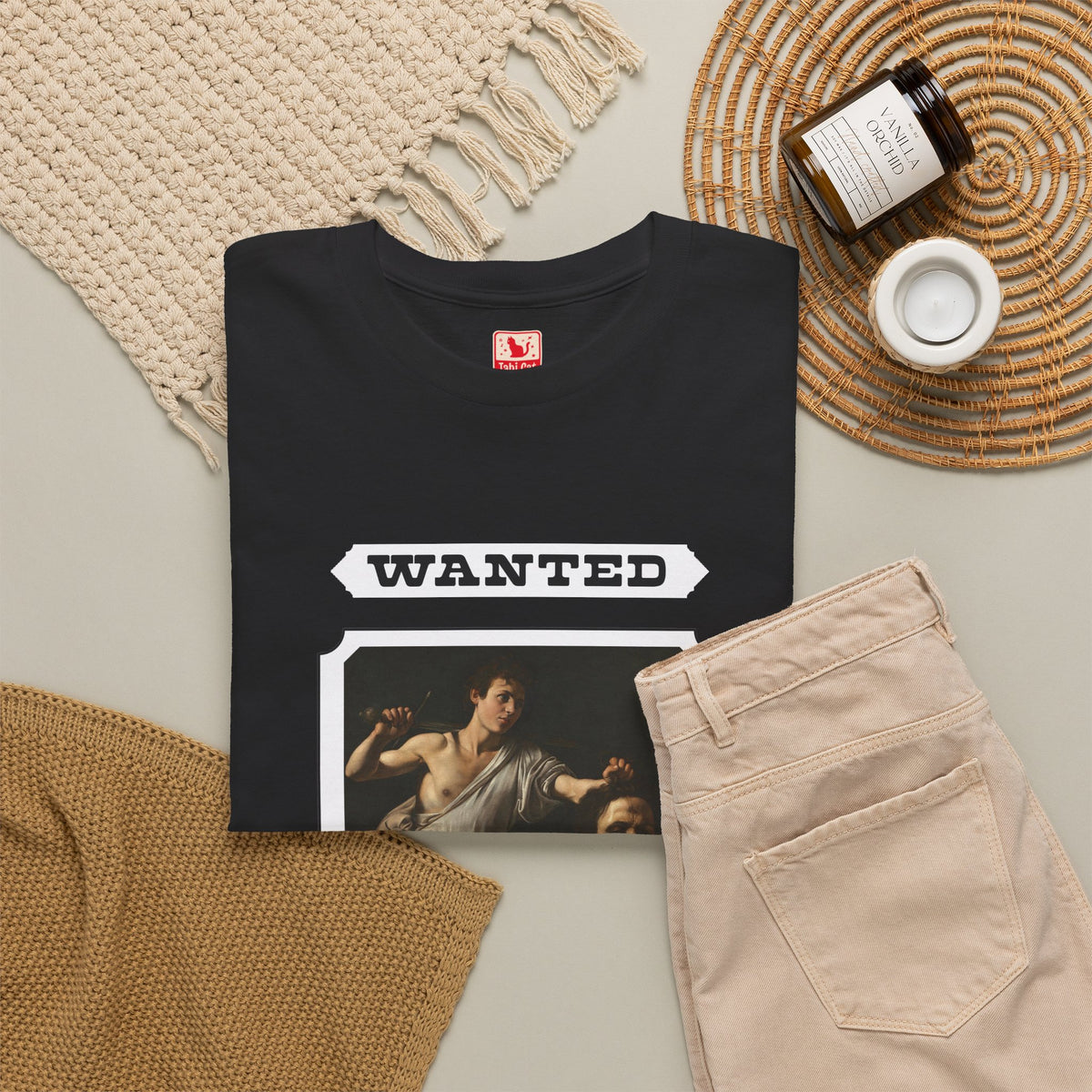 Slaying and Serving Heavy Cotton Tee - Black