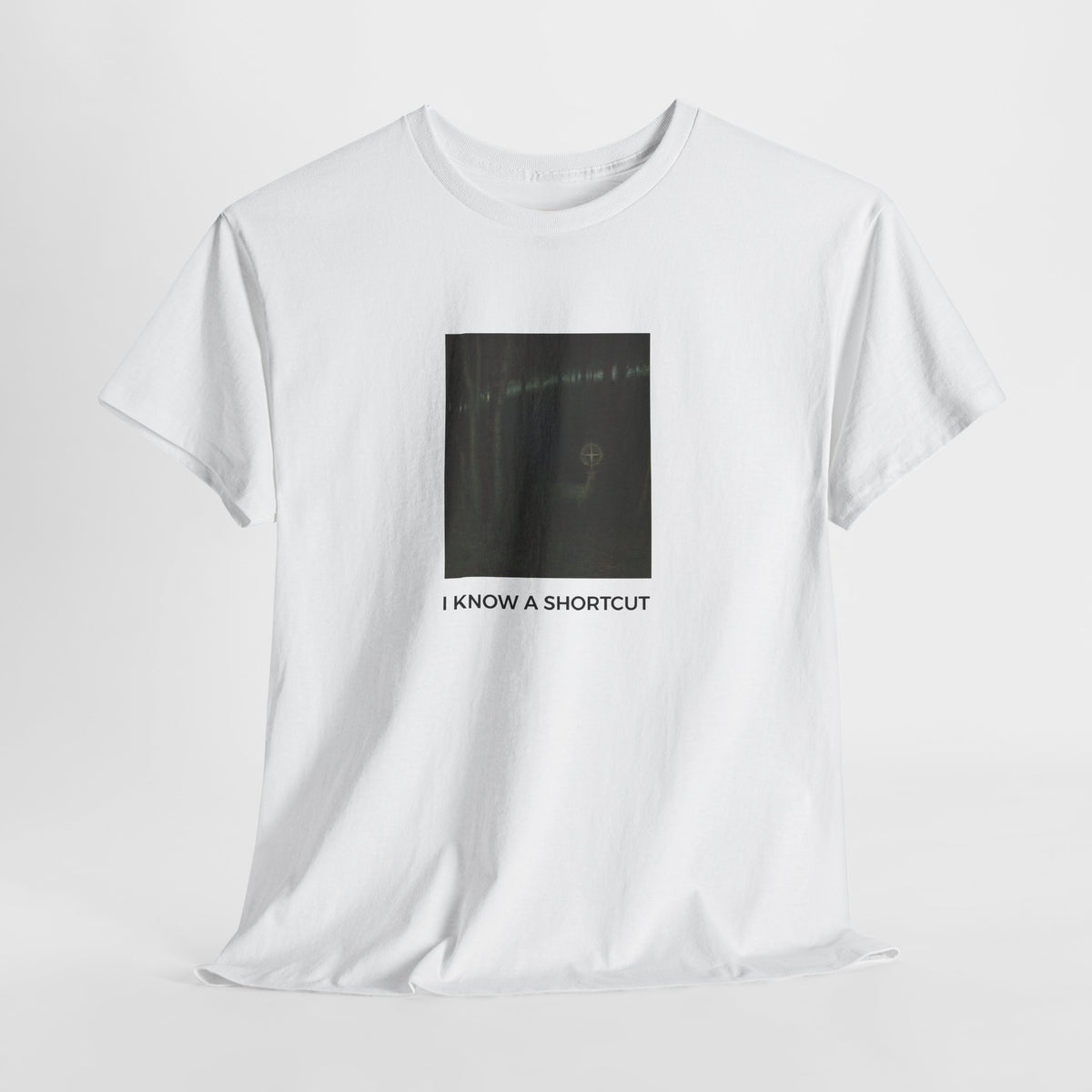I know A Shortcut Heavy Cotton Tee - White