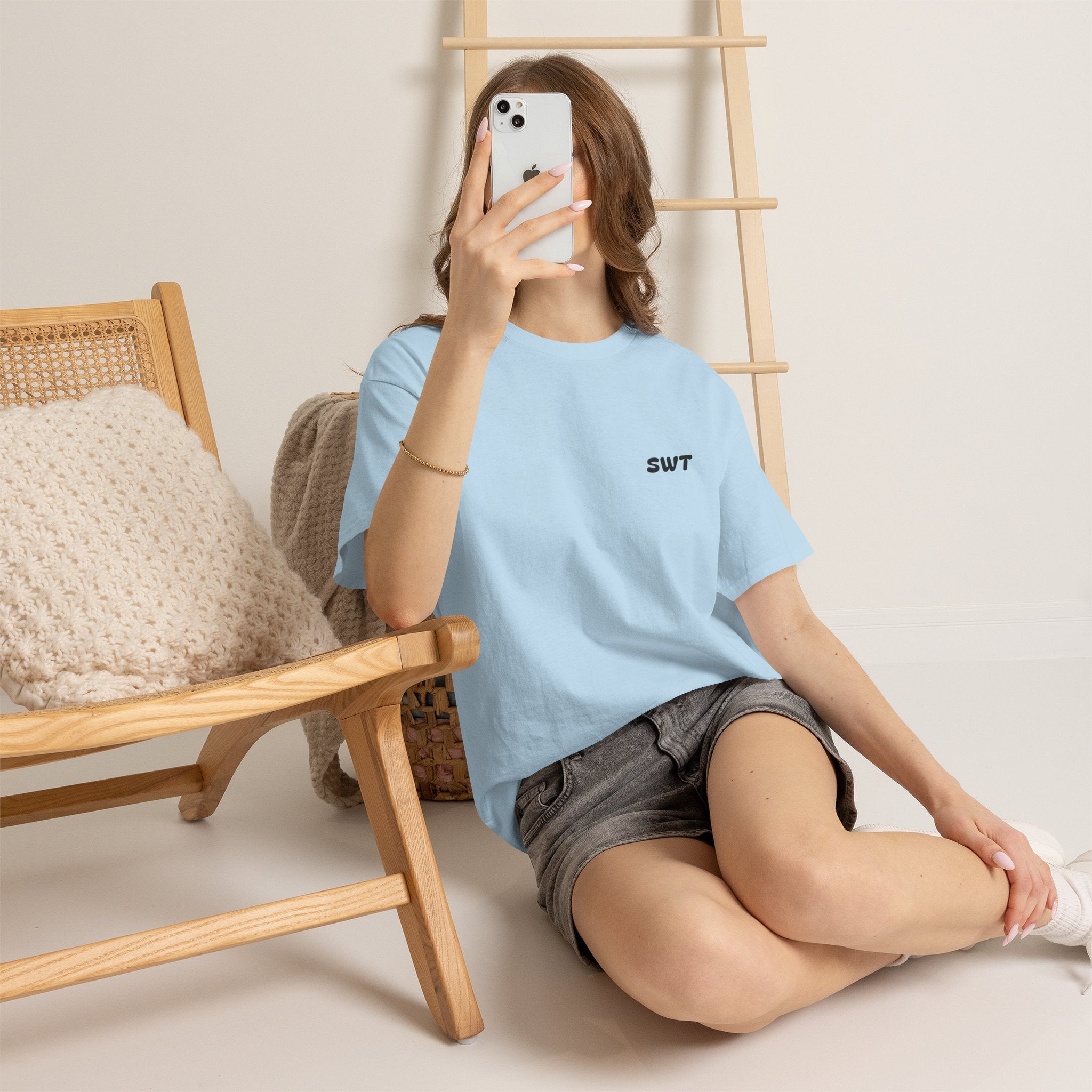 SWT Logo T-Shirt — Light Blue