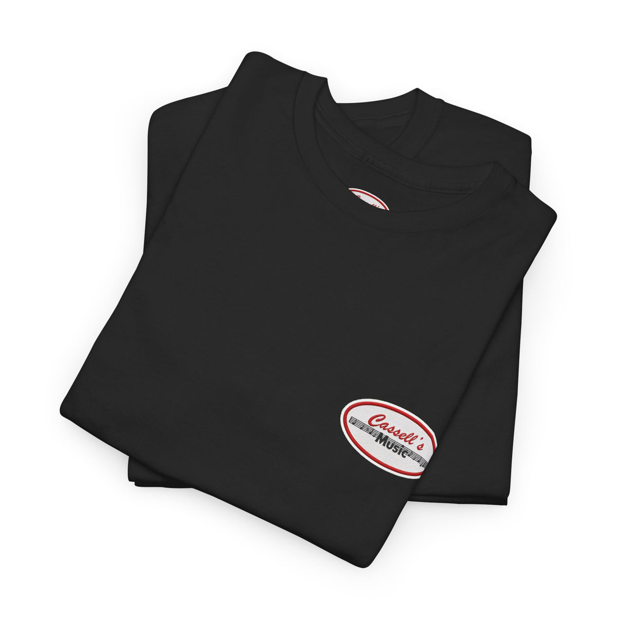 Cassell's music store — Graphic White T-Shirt Black