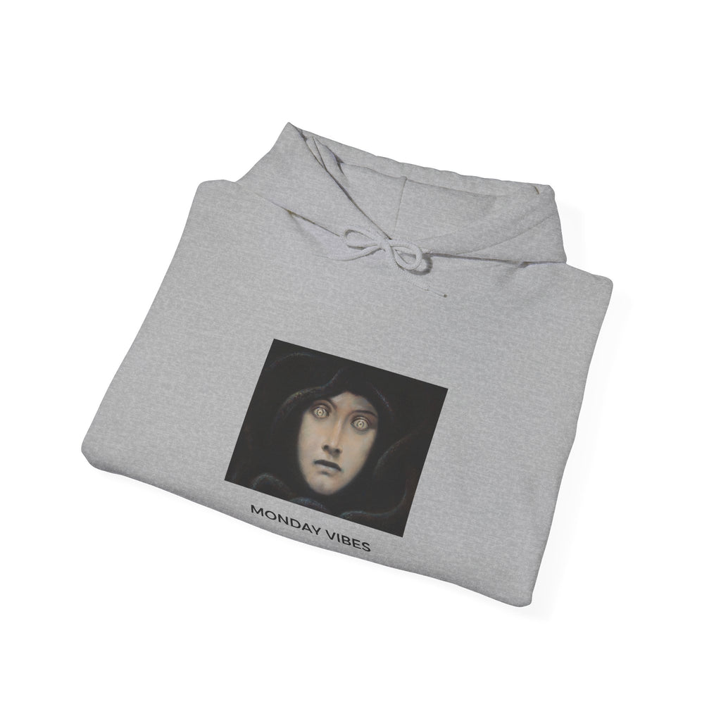 Monday Vibes Medium-Heavy Hoodie - Gray