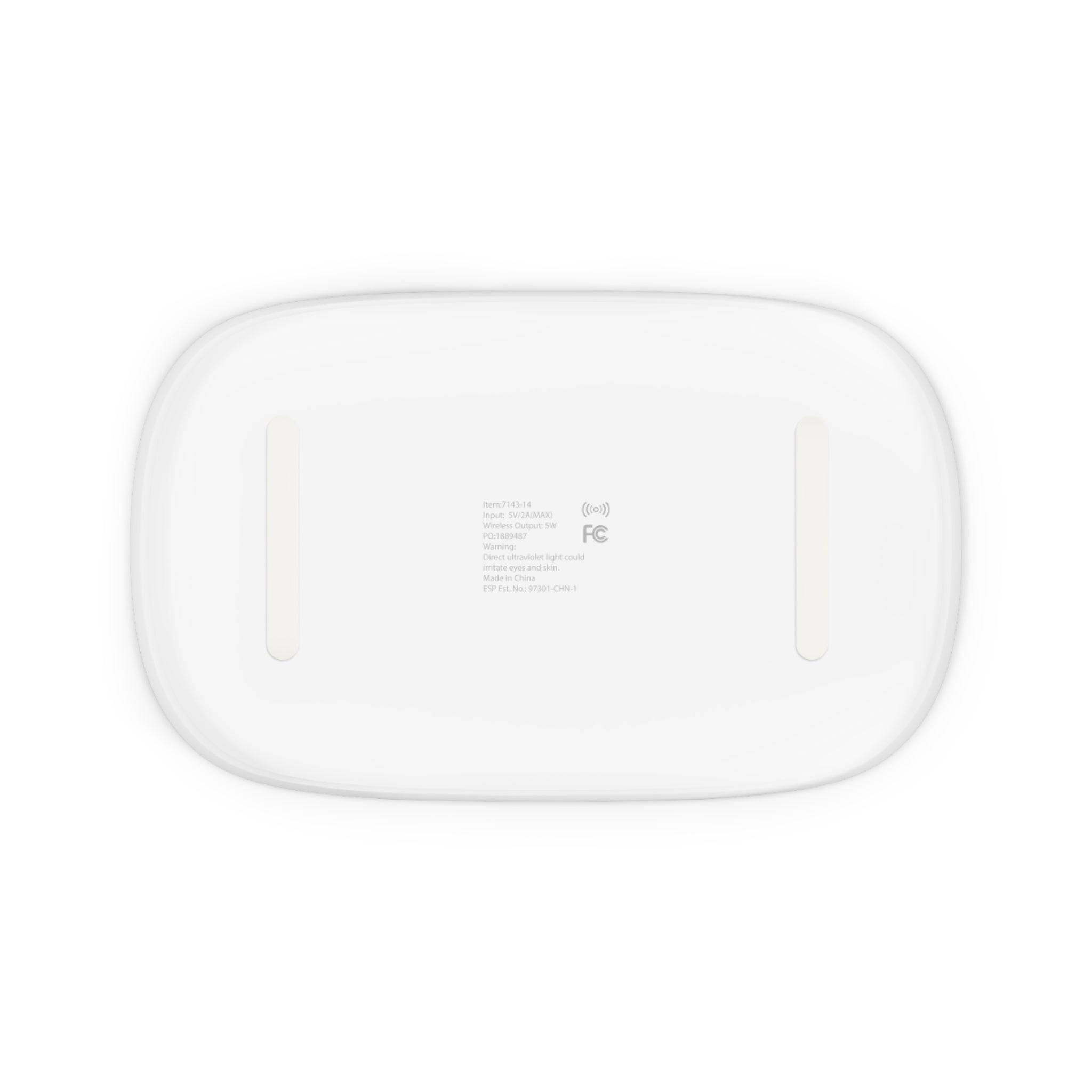 UV Phone Sanitizer & Wireless Charging Pad — Compact UV-C Sterilizer with Qi Fast Charge
