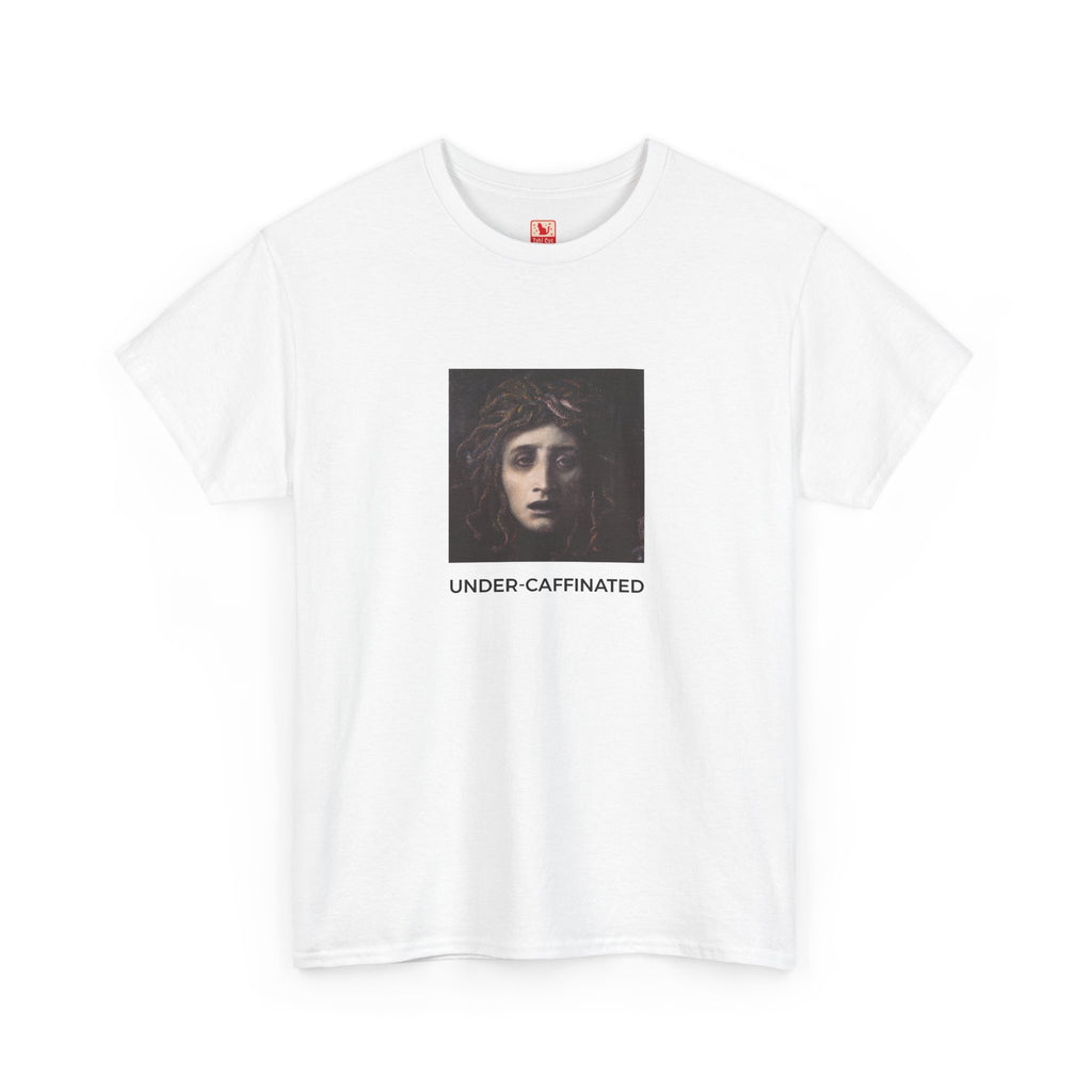 Under Caffinated Heavy Cotton Tee - White