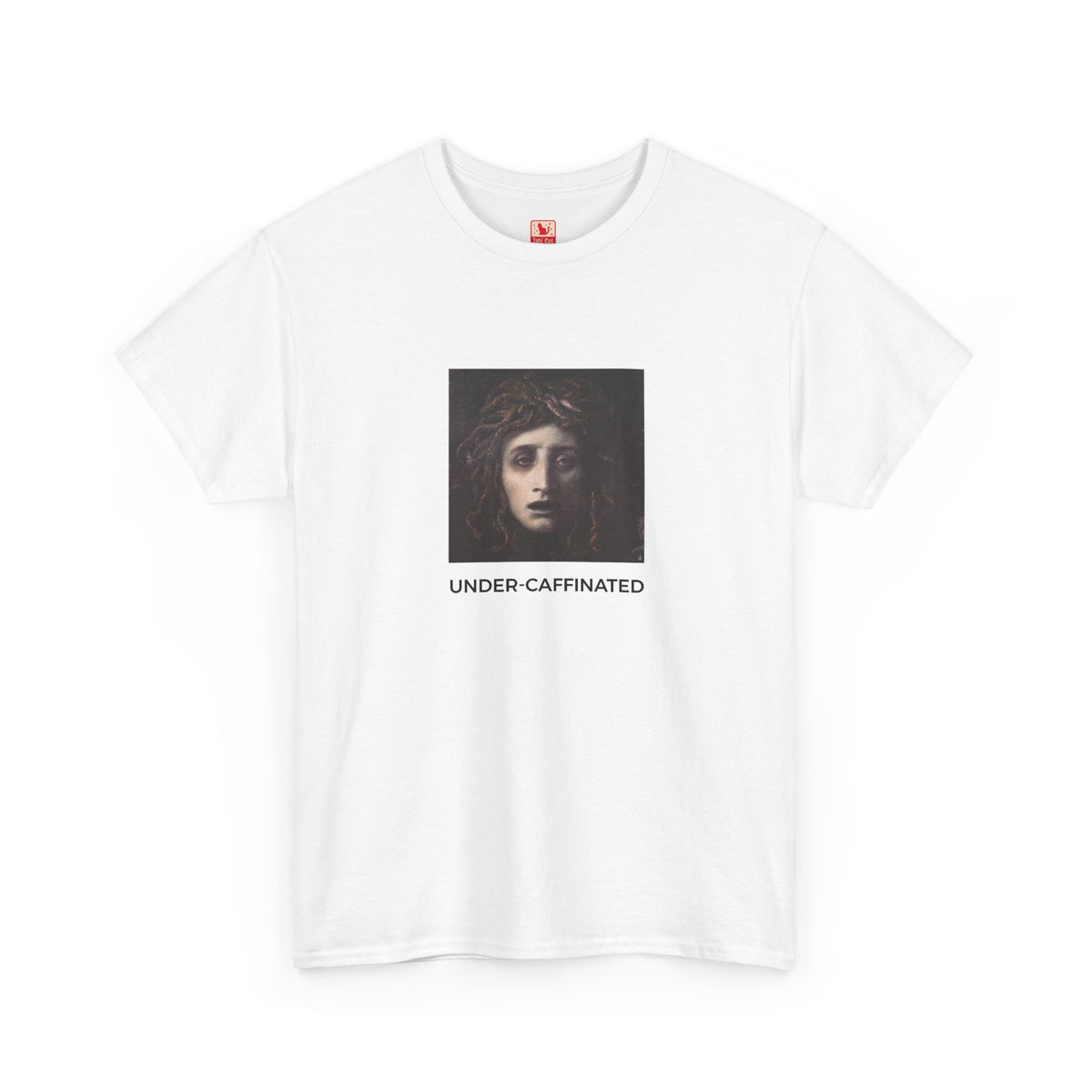 Under Caffinated Heavy Cotton Tee - White