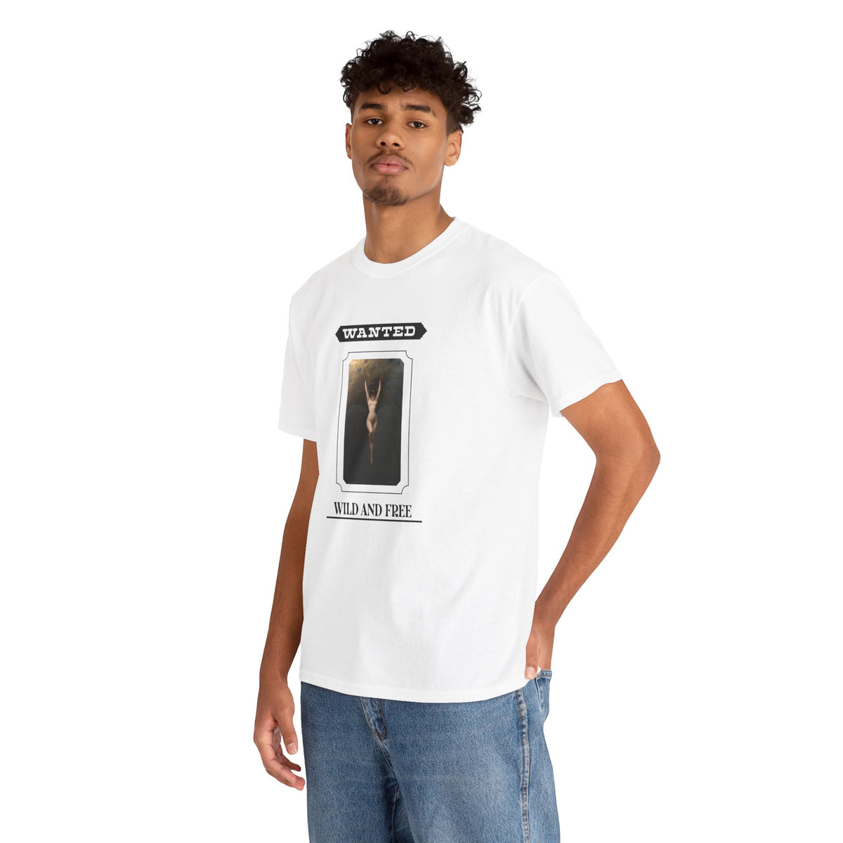 Wild and Free Heavy Cotton Tee - White
