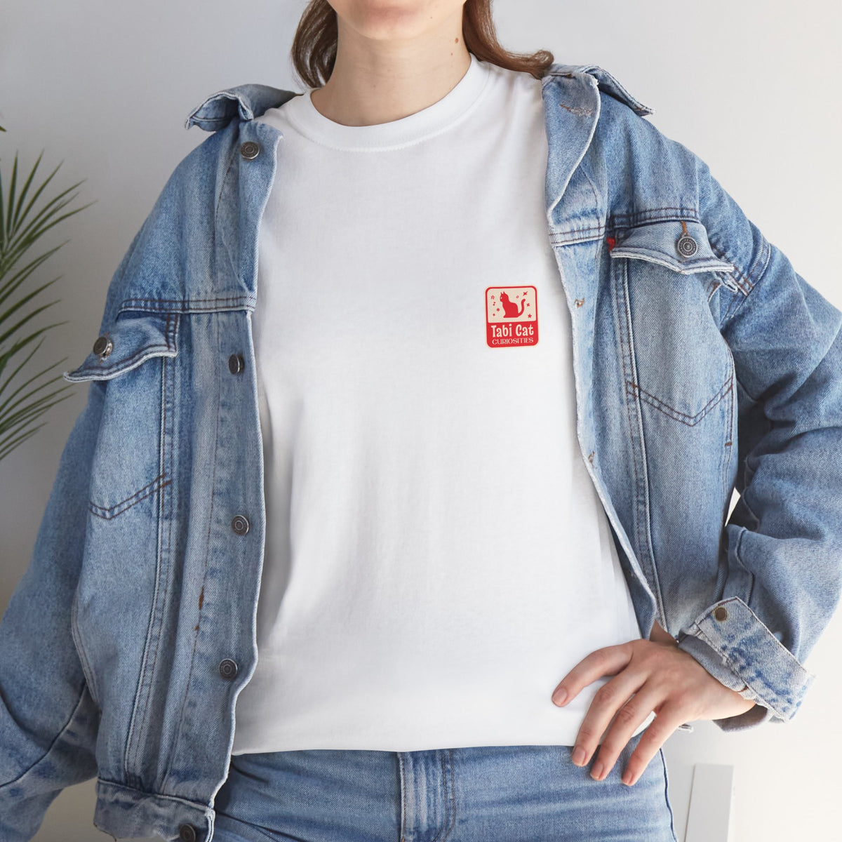 One Wish Willow Graphic Tee — Retro Red Print Chest & Back