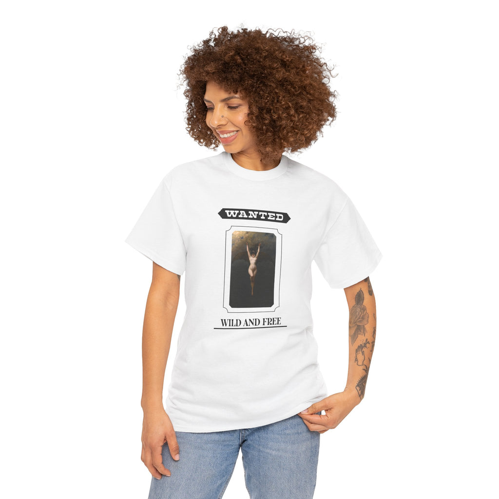 Wild and Free Heavy Cotton Tee - White
