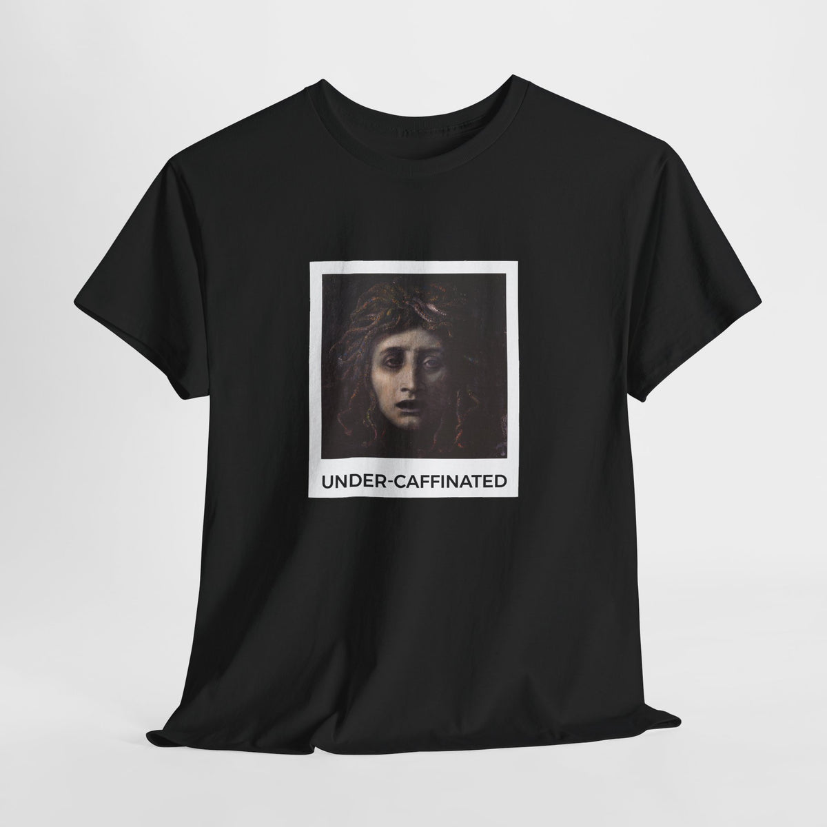 Under Caffinated Heavy Cotton Tee - Black