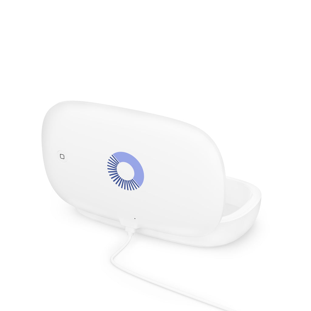 UV Phone Sanitizer & Wireless Charging Pad — Compact UV-C Sterilizer with Qi Fast Charge