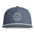Vintage Embroidered Hat - Sun With Teeth logo Denim