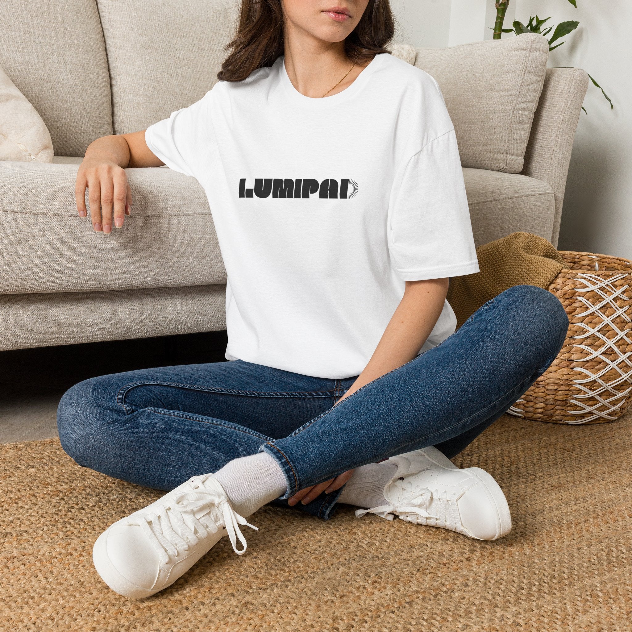 Lumipad Logo T‑Shirt — Retro Geometric Graphic Tee