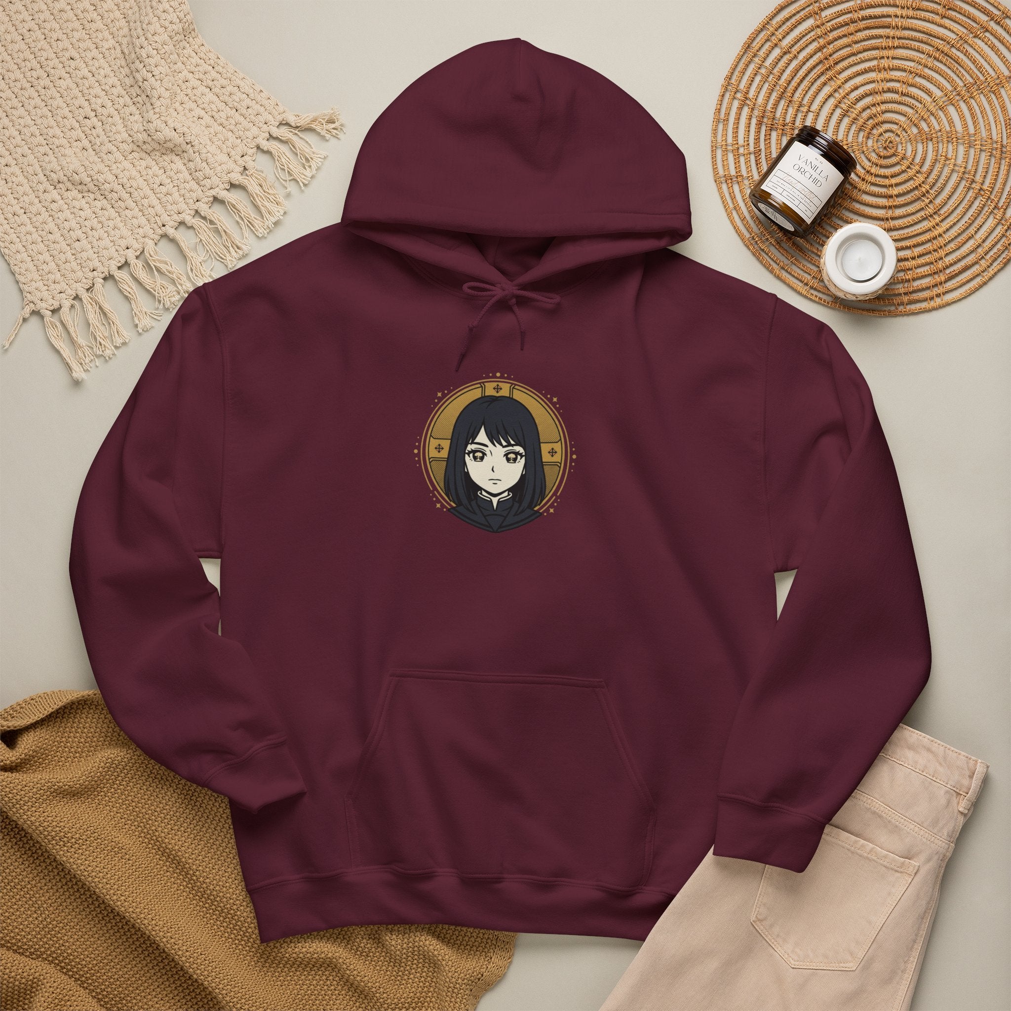 Apocalypse Girl Heavy Hoodie - Golden Halo