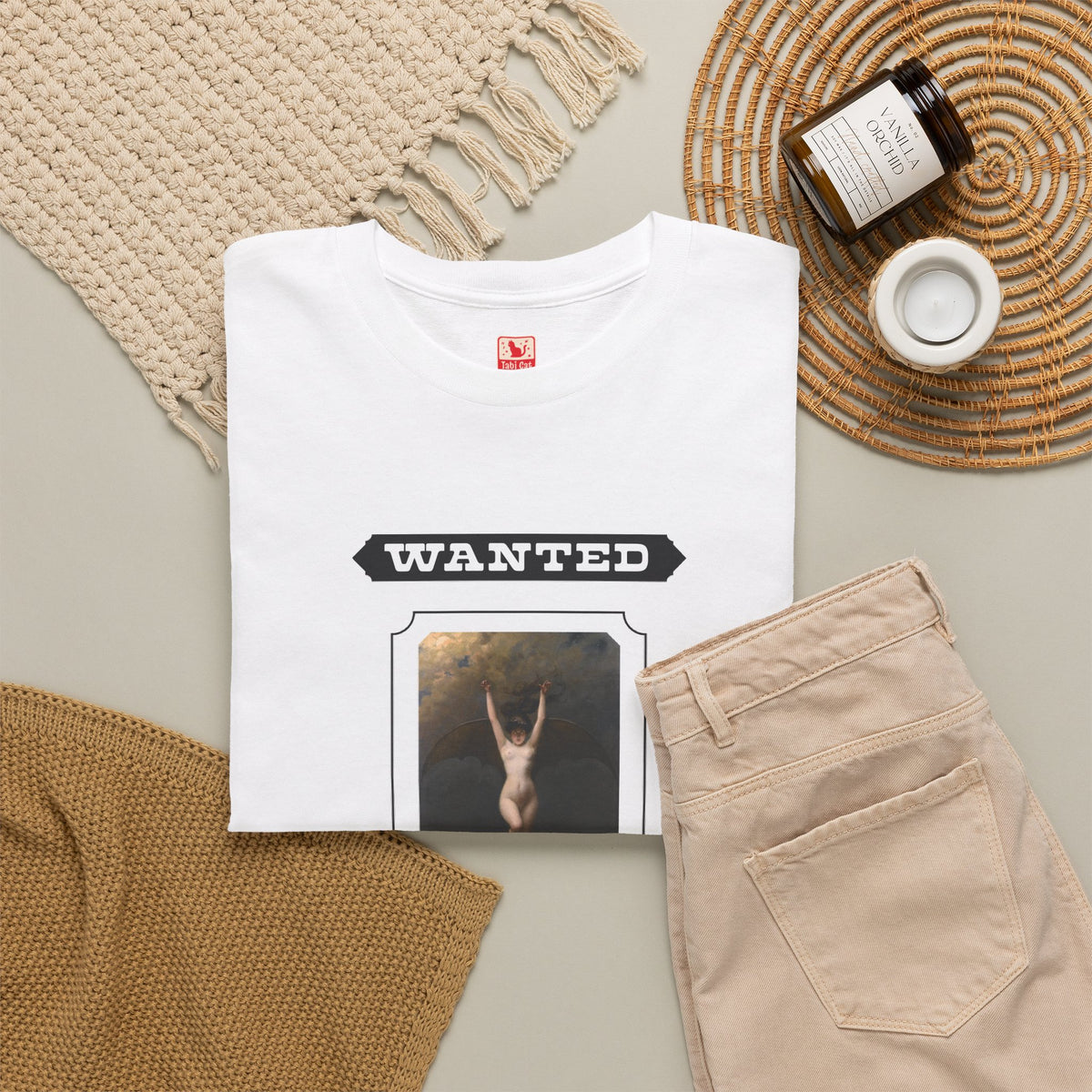 Wild and Free Heavy Cotton Tee - White