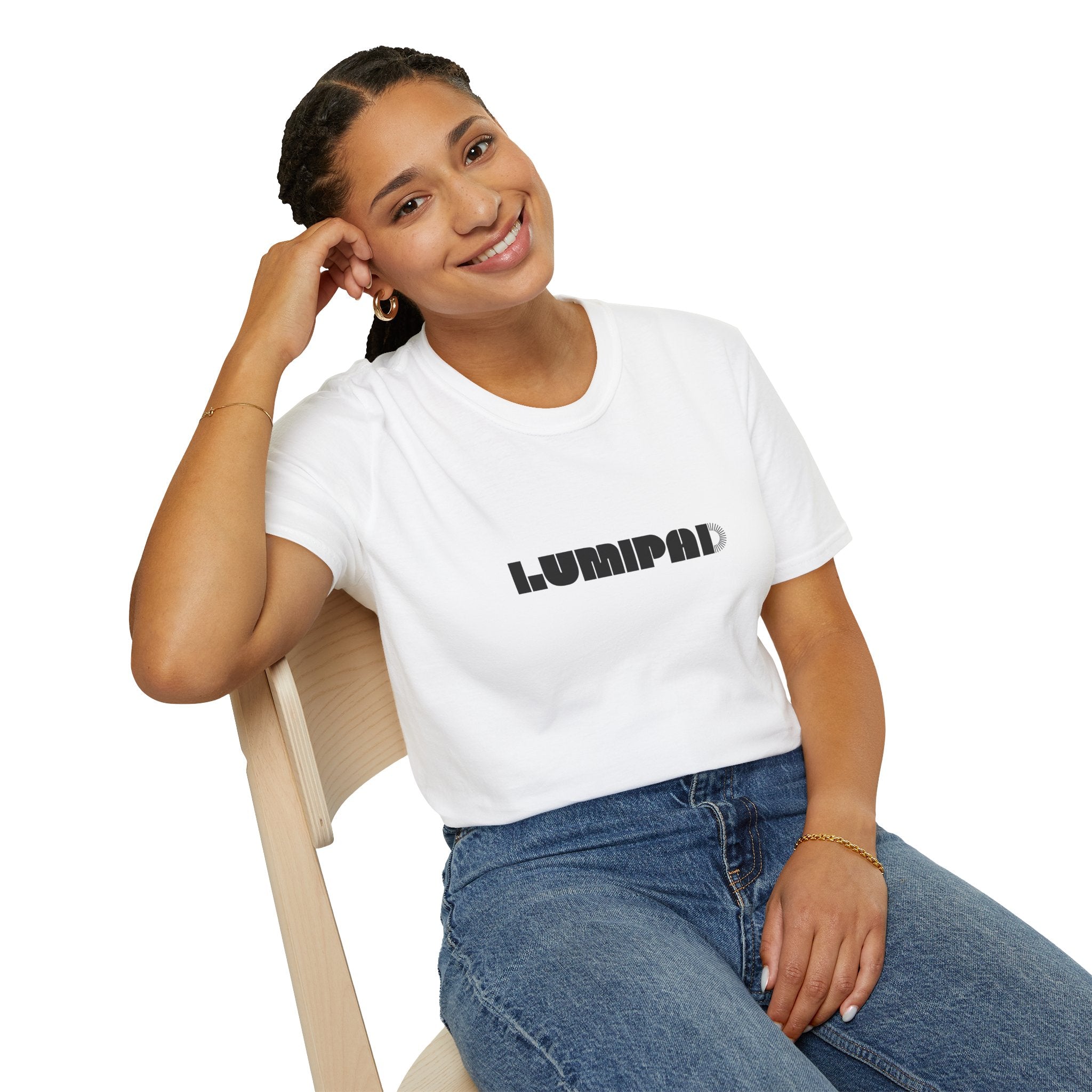 Lumipad Logo T‑Shirt — Retro Geometric Graphic Tee