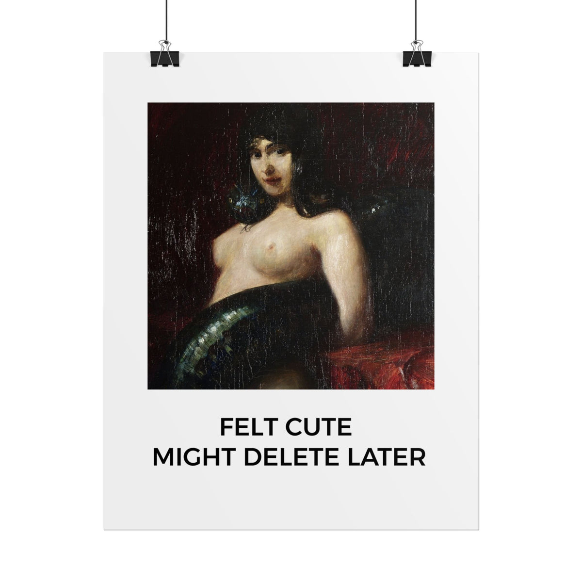 Felt Cute Rolled Poster