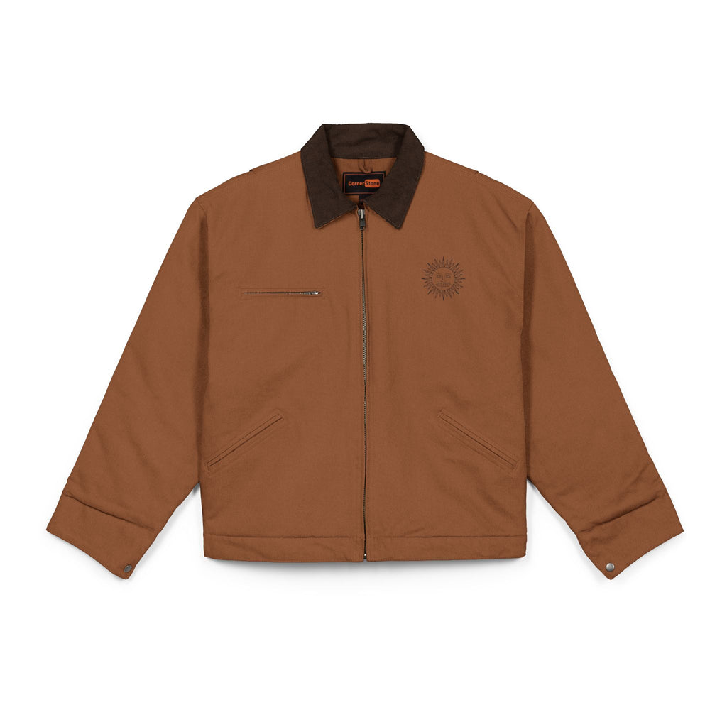 CornerStone® Unisex Duck Cloth Work Jacket - Sun with Teeth