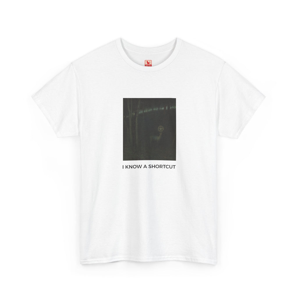 I know A Shortcut Heavy Cotton Tee - White