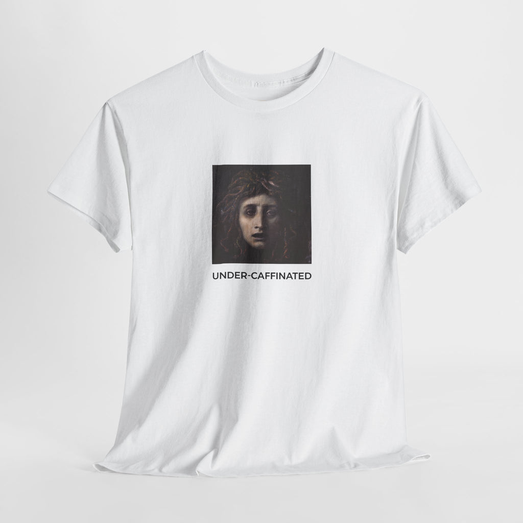Under Caffinated Heavy Cotton Tee - White