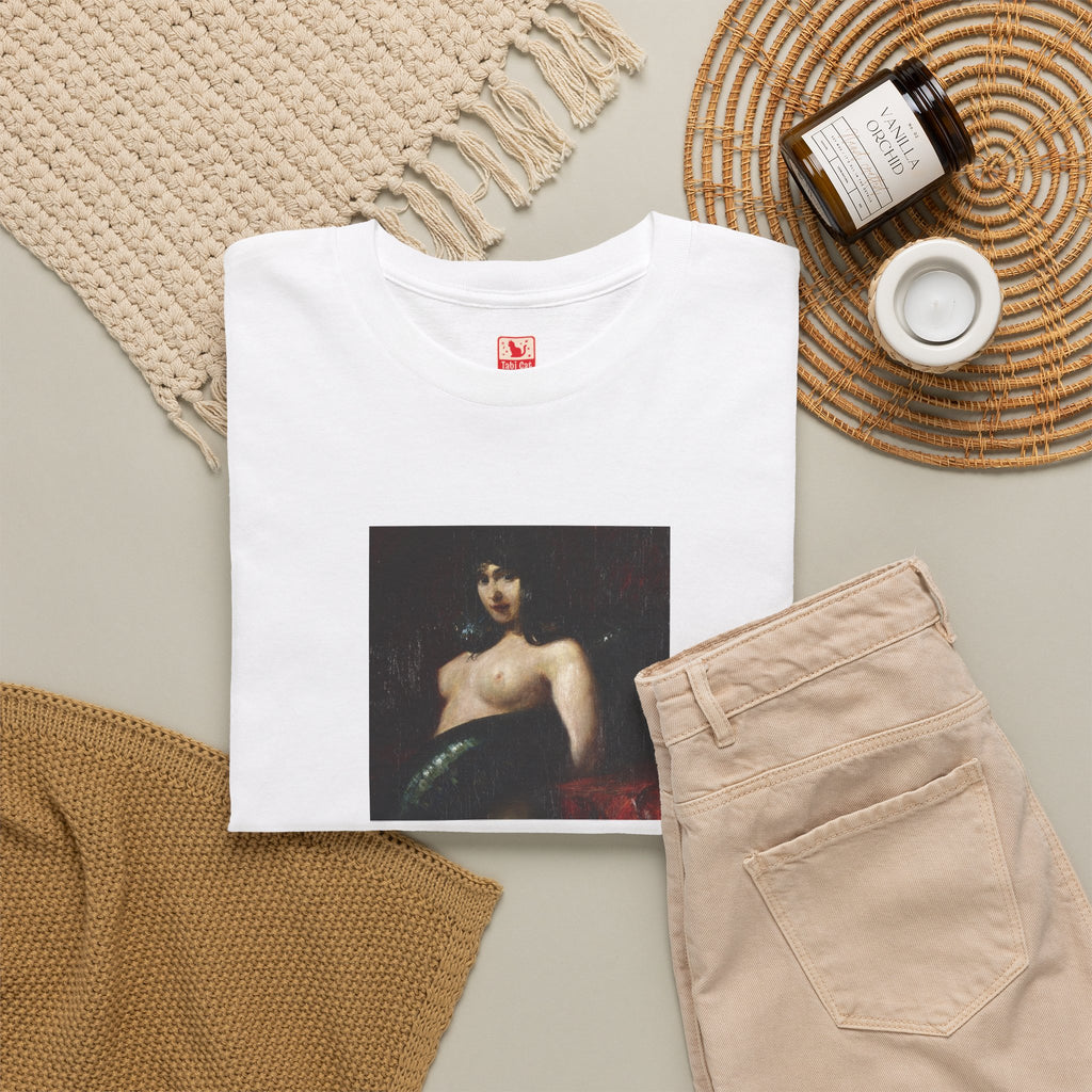 Felt Cute Heavy Cotton Tee - White