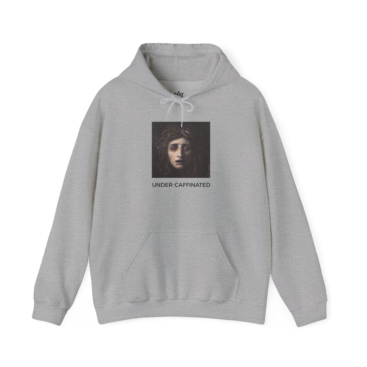 Under Caffinated Medium-Heavy Hoodie - Gray