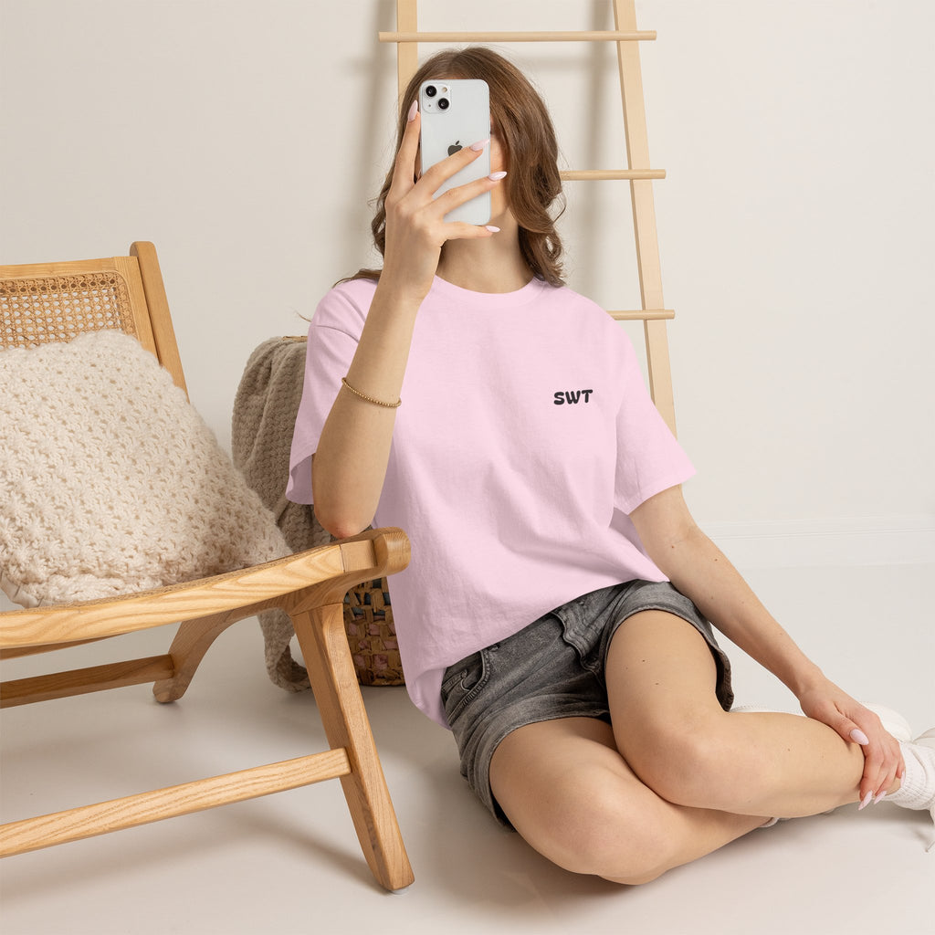 SWT Logo T-Shirt — Light Pink