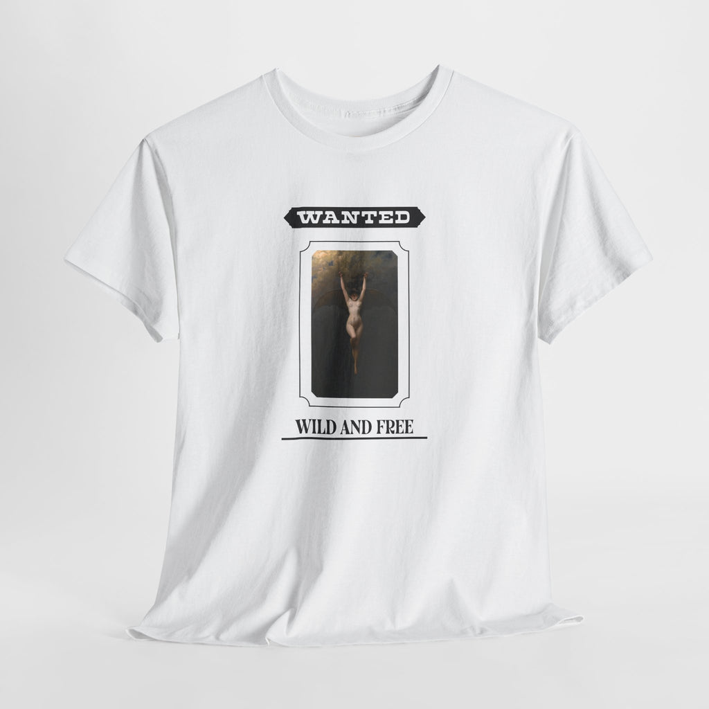 Wild and Free Heavy Cotton Tee - White