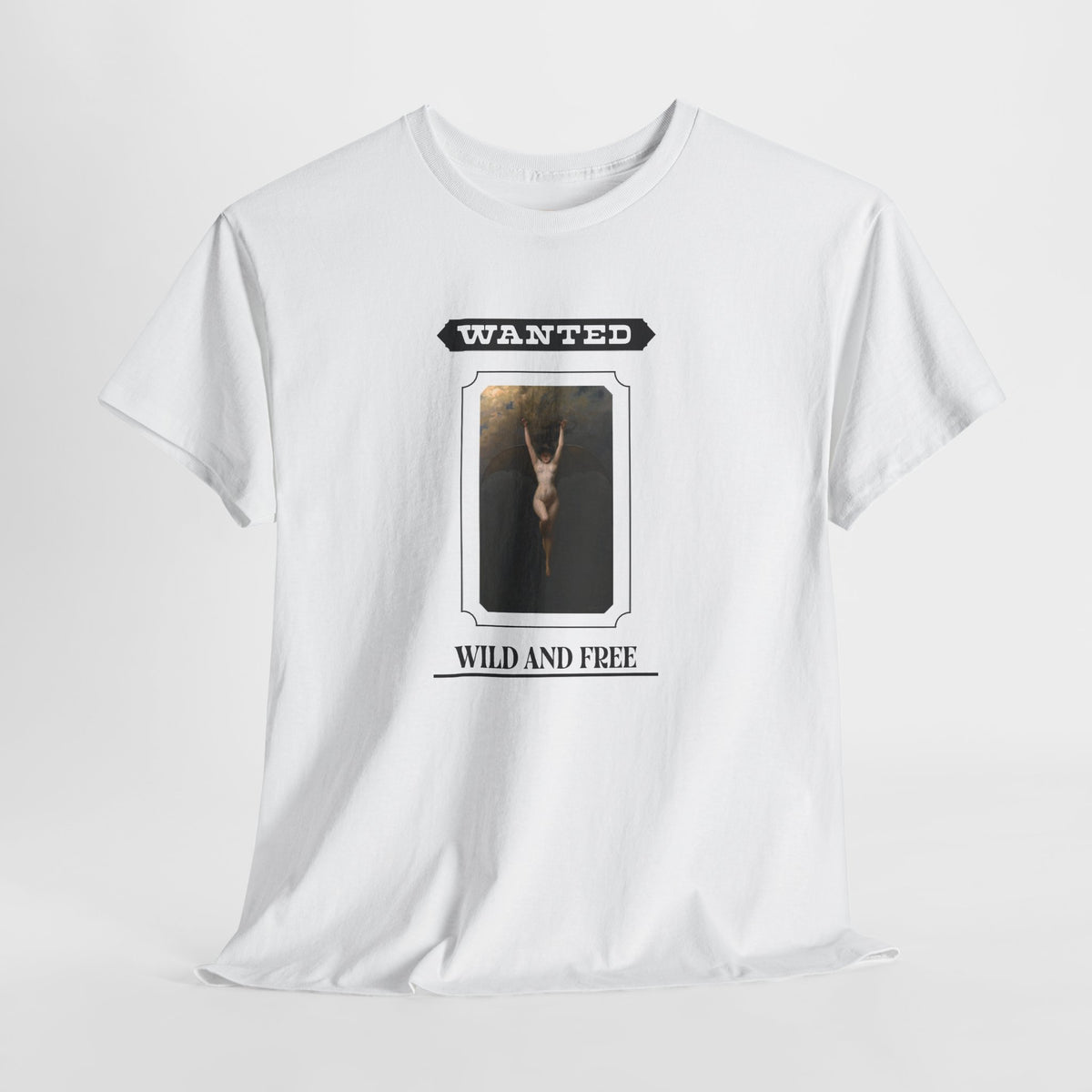 Wild and Free Heavy Cotton Tee - White
