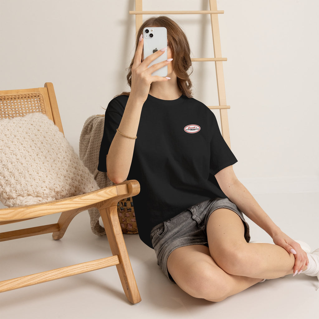 Cassell's music store — Graphic White T-Shirt Black