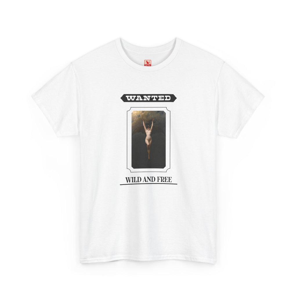 Wild and Free Heavy Cotton Tee - White