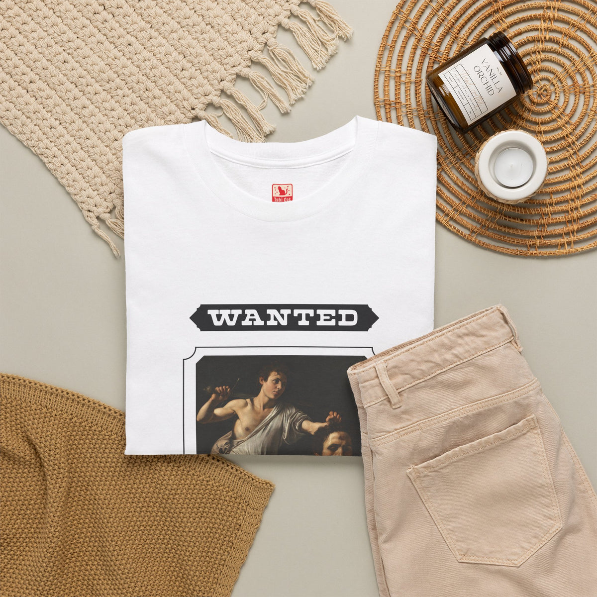 Slaying and Serving Heavy Cotton Tee - White
