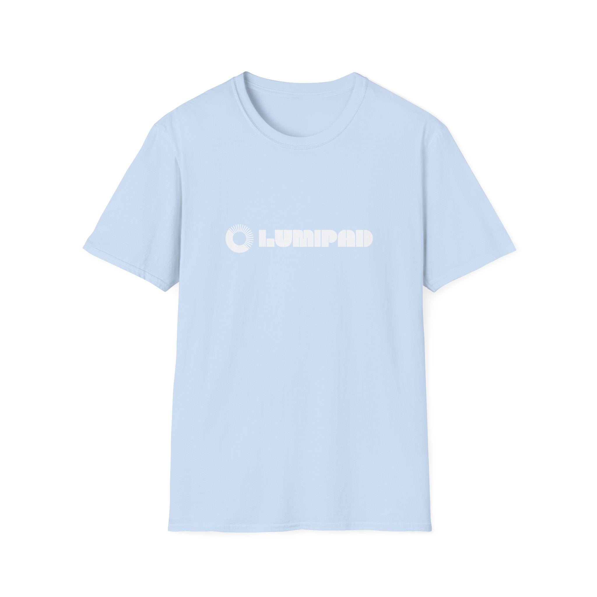 T-Shirt — Minimal 'Lumpad' Logo Tee | Soft Pastel Casual Wear
