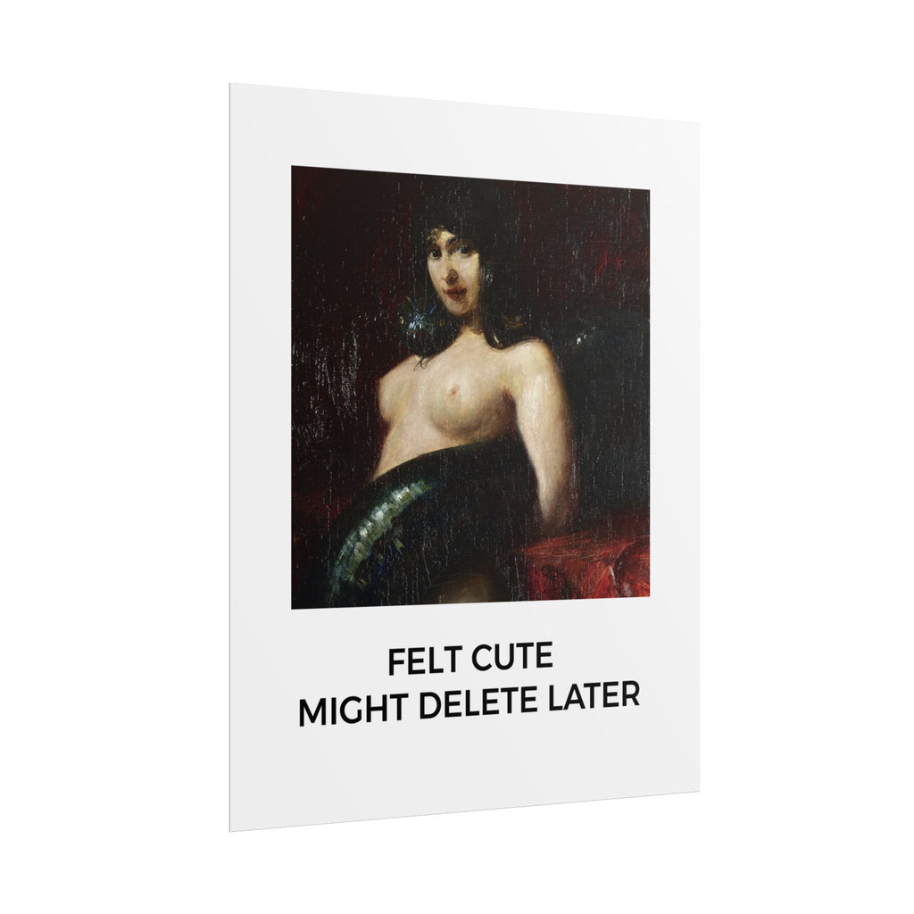 Felt Cute Rolled Poster