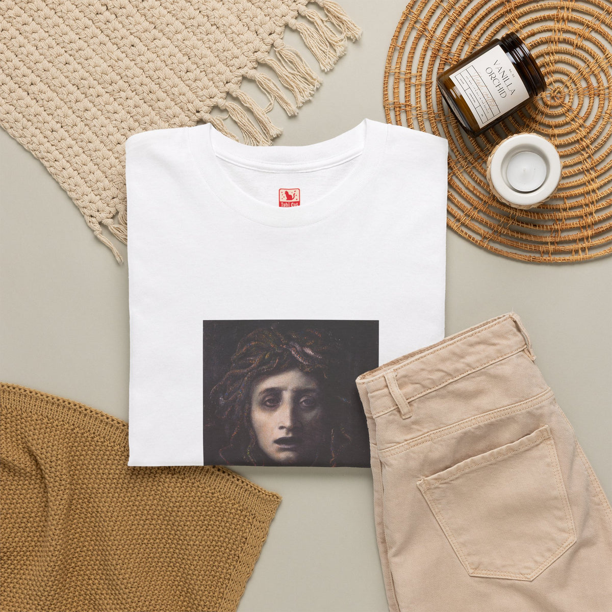 Under Caffinated Heavy Cotton Tee - White