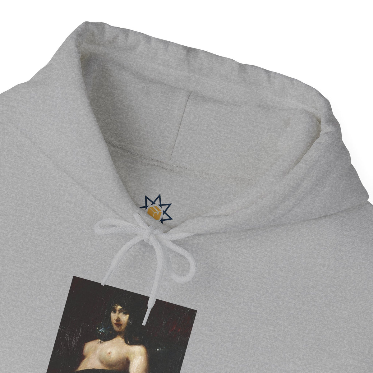 Felt Cute Medium-Heavy Hoodie - Gray