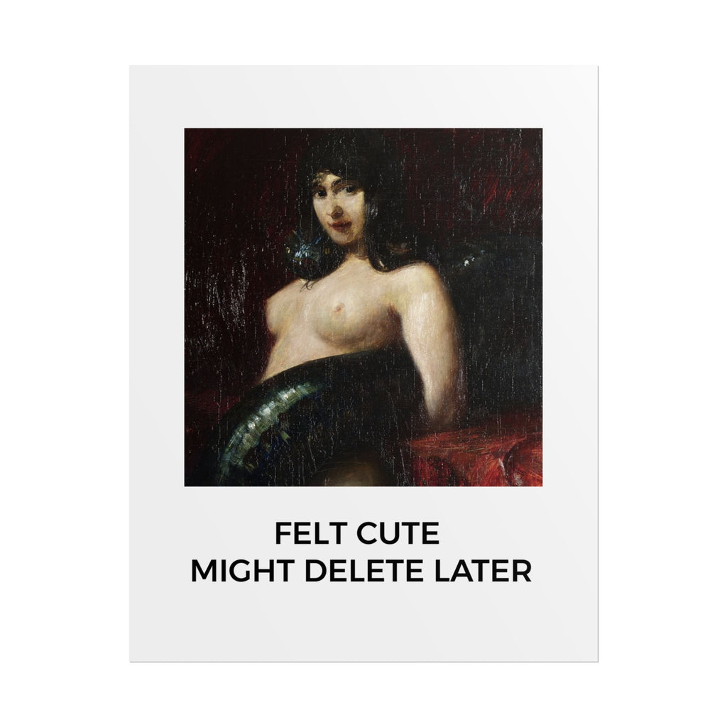 Felt Cute Rolled Poster