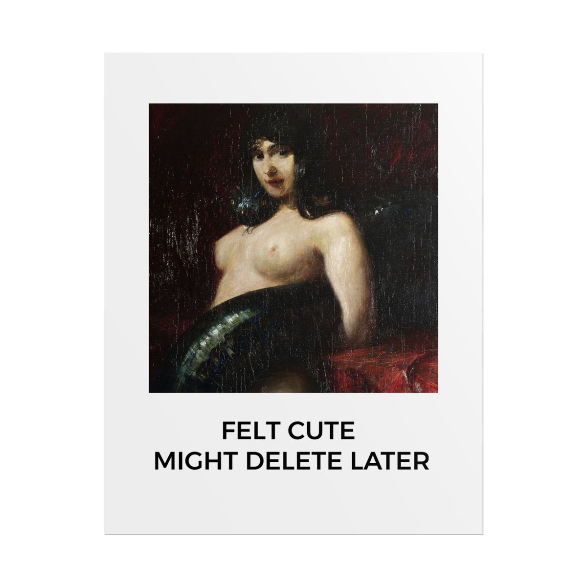 Felt Cute Rolled Poster