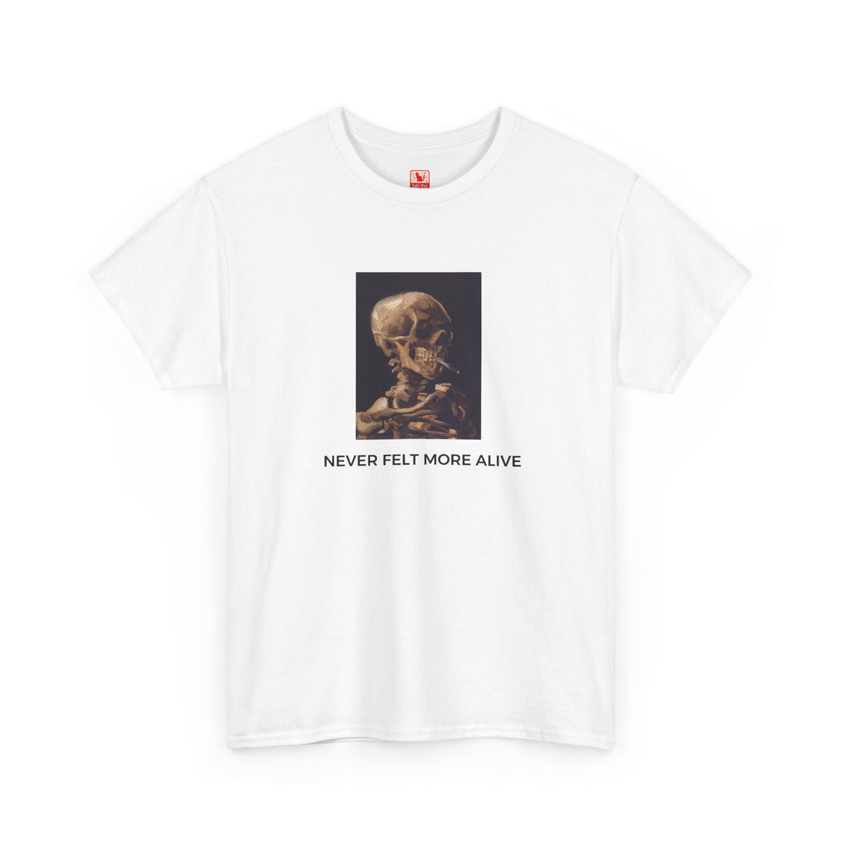 Never Felt More Alive Heavy Cotton Tee - White