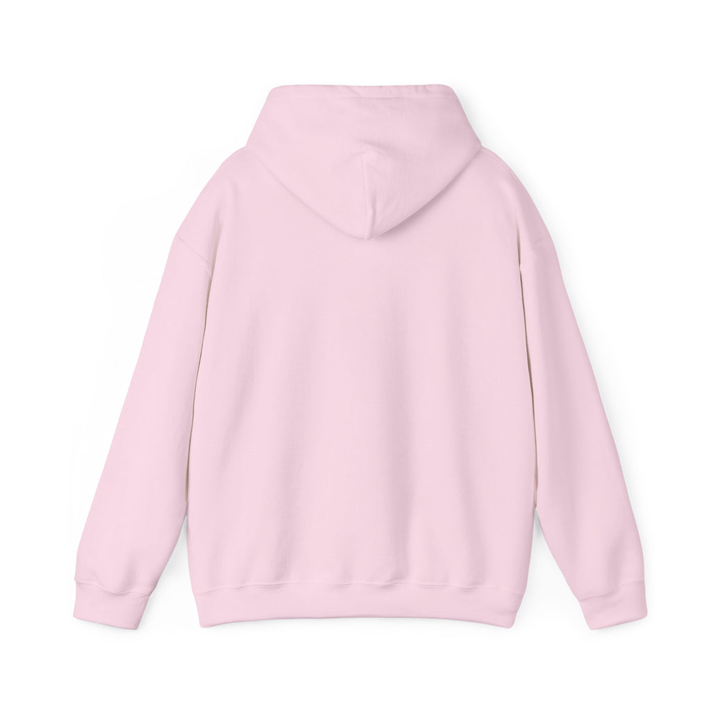 Pink Lumipad Logo Hoodie – Soft Pastel Graphic Pullover